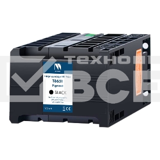 Струйный картридж NV Print T8651 (NV-C13T865140) Black для Epson WorkForce Pro WF-M5690DWF, WF-M5190DW (10 000 стр)