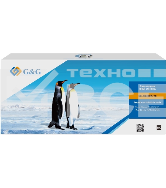 Картридж лазерный G&G GG-106R02778 черный (3000стр.) для Xerox Phaser 3052/3260/WC 3215/3225