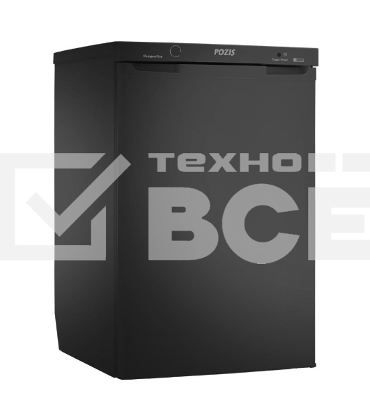 Морозильная камера Pozis FV-108. черный. 90 л, 3 ящика