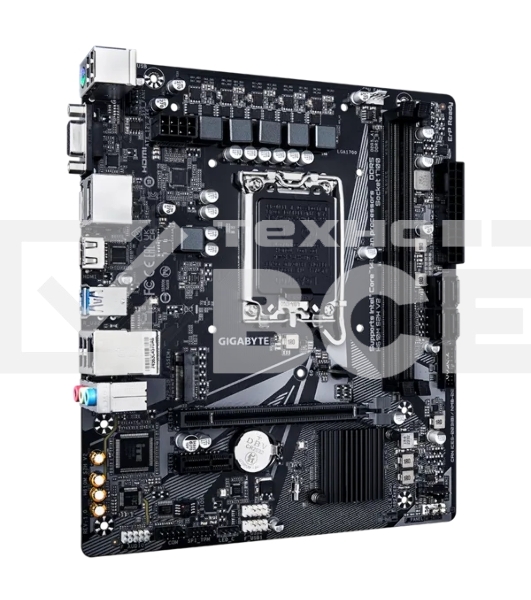 Материнская плата Gigabyte H610M S2H V2, LGA 1700, Intel H610, 2xDDR5, 4xSATA, 1xM.2, 1xPCIe 4.0 x16, 1xPCIe x1, 1xHDMI, 2xDP, 1xD-Sub, 1x 1Gb LAN, 2xUSB-A 3.2 Gen 1, 4xUSB-A 2.0, 3x 3.5 мм, 7.1, mATX