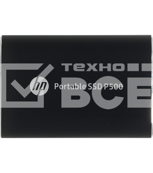 Портативный твердотельный накопитель HP P500, USB 3.1 gen.2 / USB Type-C / USB Type-A, OTG, 250 Гб, R350/W210, Черный