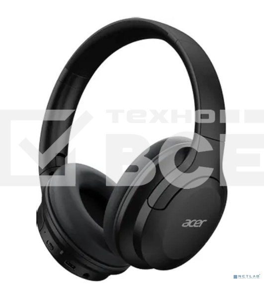 Наушники с микрофоном Acer OHR304 черный мониторные BT оголовье