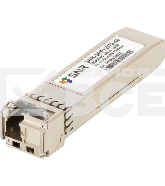 Модуль SNR SFP+ WDM, дальность до 40км (16dB), 1270нм