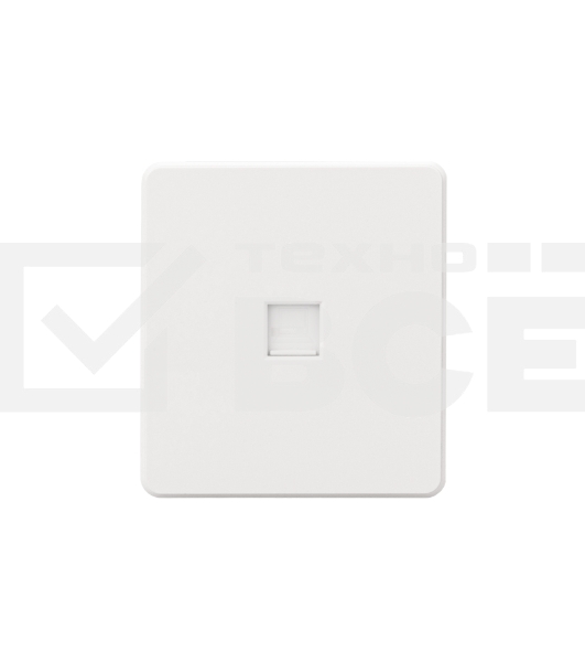 Розетка компьютерная Kranz ROUND RJ45 кат6 с/у перламутр