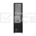 NTSS Шкаф напольный универсальный серверный NTSS R 18U 600х800мм, 4 профиля 19, двери стекло и сплошная металл, боковые стенки съемные, регулируемые опоры, разобранный, черный RAL 9005 NTSS-R18U6080GS, фото3