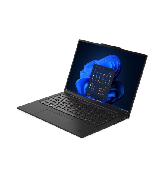 Ноутбук ThinkPad X1 Carbon Gen 13 Aura Edition 14' 2.8K (2880x1800) OLED 500N Touch, Ultra 7 265U, 64GB Soldered, 2TB SSD M.2, Int Graphics, WiFi7, BT, 8.0MP+IR Cam,Kb Ru/Eng, 57Wh, 65W USB-C, Win 11 Pro,1,09