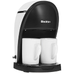 Кофеварка капельная Blackton Bt CM1113 Black. Мощность: 450 Вт, Объем: 0.3 л, Многоразовый фильтр и мерная ложка в комлекте, Одновременное приготовление 2-ух чашек кофе, Объем одной чашки: 0.15 л, Две керамические чашки в комплекте, Индикатор включения/отключения, Защита от перегрева, Электропитание 220-240 В, 50-60 Гц', фото3