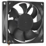 Вентилятор для корпуса Gembird 80x80x25, гидрод., тихий, 3 pin/4pin Molex, провод 30 см, фото9
