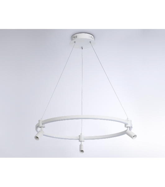 Светильник Ambrella light FL5292/1+3 WH белый 54W 3000K/4200K/6400K+4200K D600*1200 (ПДУ ИК)