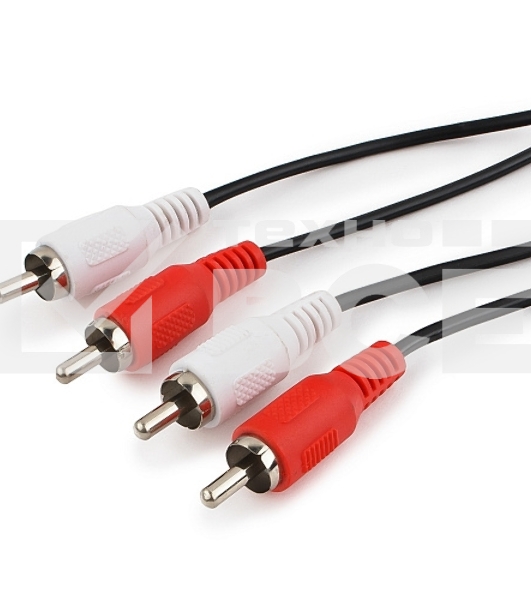 Кабель аудио Cablexpert CCA-2R2R-7.5M, 2xRCA - 2xRCA, 7,5м
