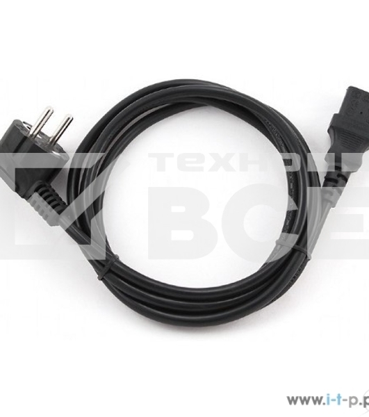 Кабель питания Cablexpert PC-186-1-10M, 10м, Schuko- C13, 3x1кв.мм, черный, с заземлением, пакет