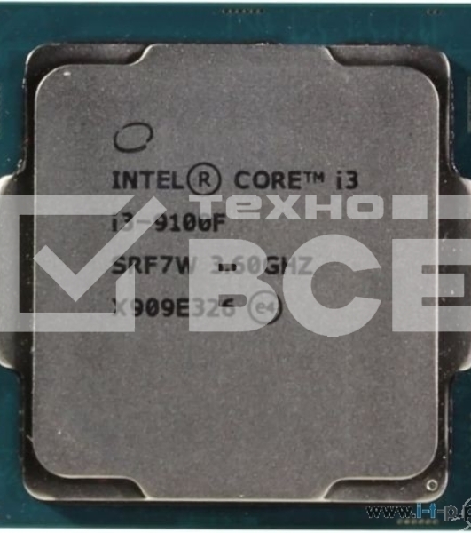 Процессор Intel Original Core i3 9100F Soc-1151v2 (CM8068403377321S RF7W) (3.6GHz) OEM