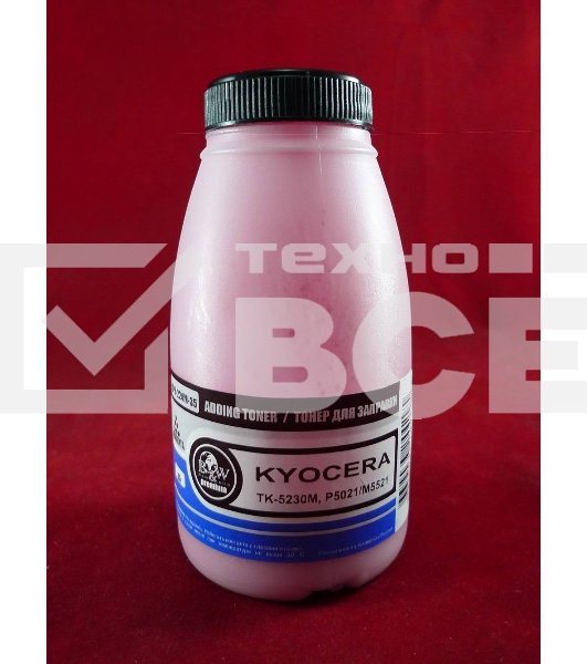 Тонер для Kyocera TK-5230M, P5021/M5521 Magenta (фл. 35г) 2.2K B&W Premium фас. Россия