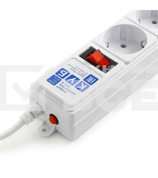 Сетевой фильтр Powercube SPG-B-6-WHITE 1.9м (5 розеток) белый (коробка)