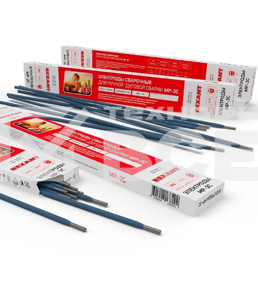 Электрод Rexant MP-3C,  350 мм/3 мм, пачка 5 кг