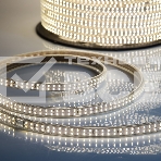 Лента LED 220 В, 6.5x15 мм, IP67, SMD 3014, 240 LED/m, цвет свечения теплый белый, 100 м, фото2