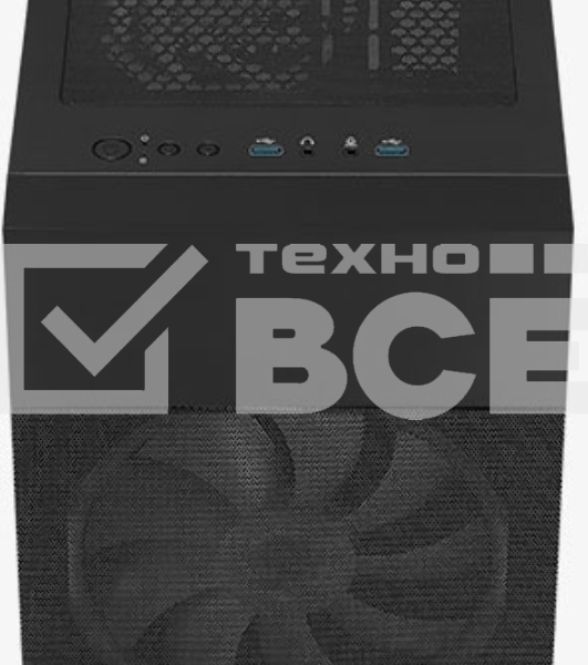 Компьютерный корпус Aerocool / Formula Atomic V1 без БП, mATX, боковое окно (закаленное стекло), черный