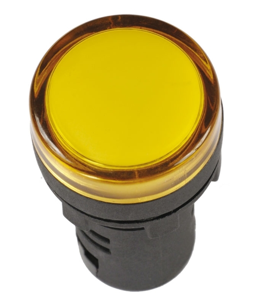 Арматура светосигнальная AD-16DS 24В AC/DC жел. IEK BLS10-ADDS-024-K05-16