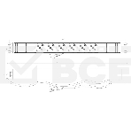 Блок розеток Hyperline SHE19-6SH-2.5IEC для 19