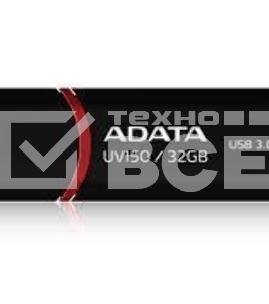 Флеш диск ADATA Flash Drive 32Gb UV150 AUV150-32G-RBK {USB3.0, Black}