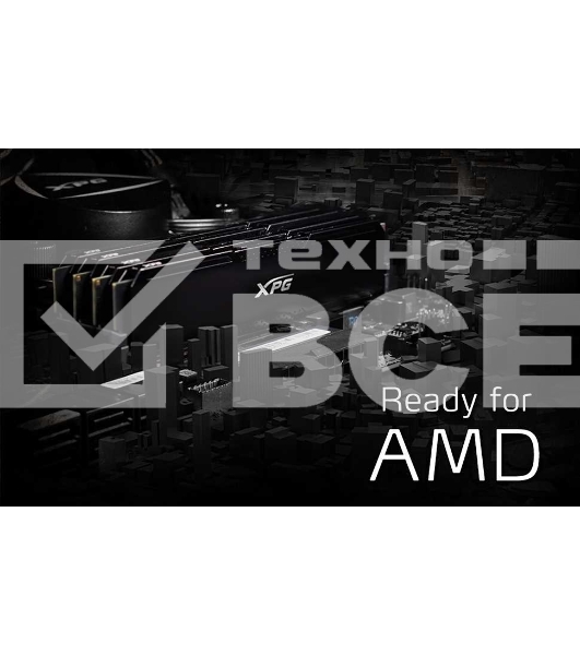 Оперативная память XPG Gammix D20, 32GB (2x16GB), DDR4, 3600MHz, CL18, UDIMM, с радиатором, черный