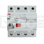 Выключатель дифференциального тока (УЗО) Averes DV 4P 25А/300мА (AC) электромеханическое, фото 1