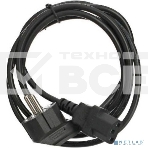 Кабель комп - розетка 220V EU (угловой) 3GX1,5mm2, 1,8m, медь, Telecom, фото7