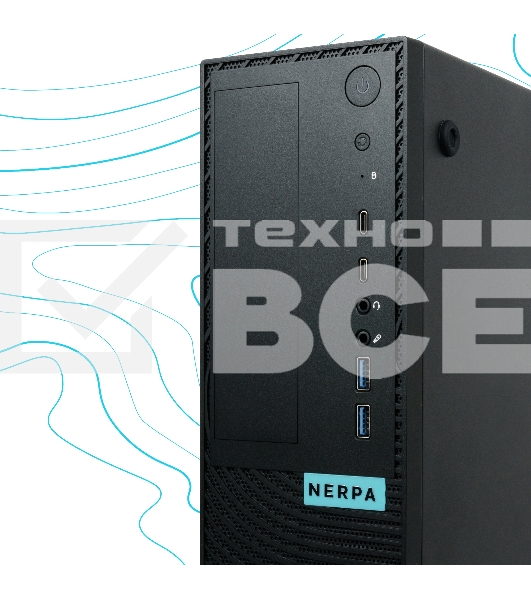 Компьютер NERPA BALTIC I330 SFF (Intel Core i3-10100/16GB 2666MHz/512GB NVMe SSD/UHD 630/noOS/300W/1Y)