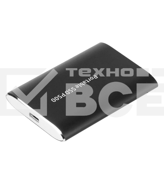 Портативный твердотельный накопитель HP P500, USB 3.1 gen.2 / USB Type-C / USB Type-A, OTG, 250 Гб, R350/W210, Черный