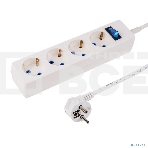 Сетевой фильтр PROconnect STANDARD 4 гнезда, 5 м, 3х0.75 мм², с/з, белый, фото2