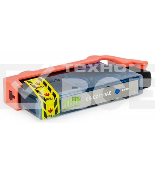 Картридж струйный Cactus CS-CZ110AE №655 голубой (14,6 мл) для HP DJ IA 3525/5525/4515/4525