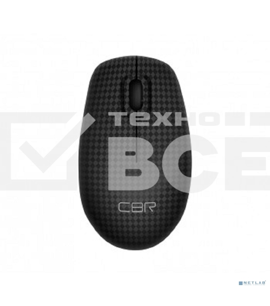 Мышь беспроводная CBR CM 499 Carbon черный, 1200 dpi, радиоканал, USB, кнопки - 3
