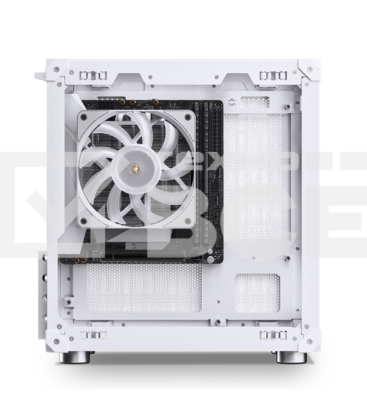 Корпус без блока питания Case JONSBO C6-ITX, Micro-Tower, no fan, 1xUSB-A 3.0 + 1xUSB-C 3.1, mDTX, mITX White