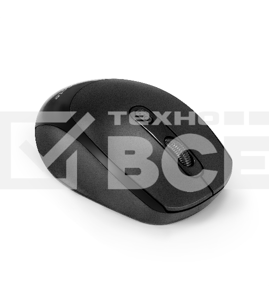 Мышь беспроводная ExeGate Professional Standard SR-9005 черный, 1200 dpi, радиоканал, USB, кнопки - 4