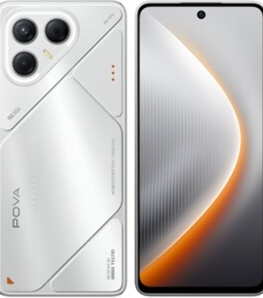 Смартфон Tecno Pova 7 5G LJ7, 8/256Gb, серебристый