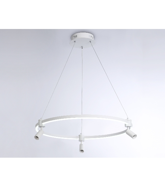 Светильник Ambrella light FL5292/1+3 WH белый 54W 3000K/4200K/6400K+4200K D600*1200 (ПДУ ИК)