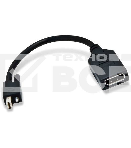 Переходник Sapphire W010-0051-00, CABLE, MINI DISPLAY PORT(M) TO STD DISPLAY PORT (F) W/LATCH-130MM