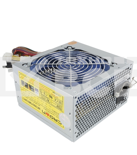 Блок питания CROWN CM-PS500 office, 500Вт, 120мм, серый