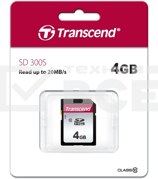 Флеш карта Transcend 4Gb SDHC Class 10 UHS-I U1 R95, W45Mb/s