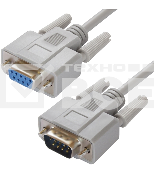 Удлинитель Greenconnect 1.0m  RS-232/RS-232 9M/9F, Premium GCR-DB9CM2F-1.0m, серый 30 AWG Greenconnect Удлинитель  1.0m  RS-232/RS-232 9M/9F, Premium GCR-DB9CM2F-1.0m, серый 30 AWG