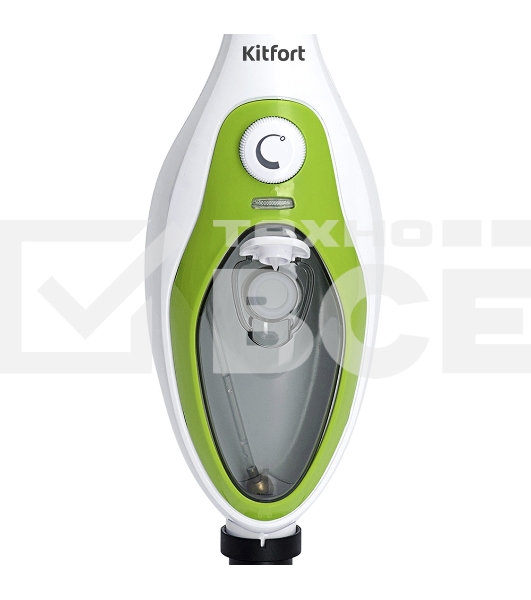Швабра паровая Kitfort KT-1004-2 1500Вт зеленый/белый