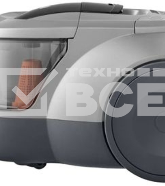 Пылесос LG VC5420NNTS серебристый/черный, 380/2000 Вт, уборка сухая, пылесборник контейнер 1.3 л