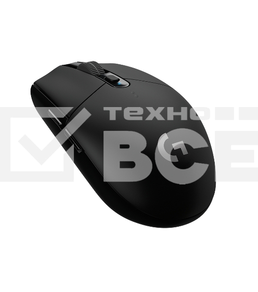Мышь беспроводная Logitech G305 Lightspeed черный, 12000 dpi, радиоканал, USB, кнопки - 6