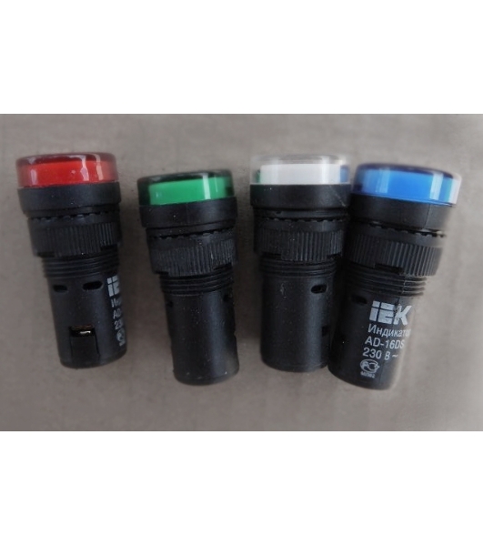 Арматура светосигнальная AD-16DS 24В AC/DC жел. IEK BLS10-ADDS-024-K05-16