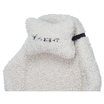 Кресло игровое Knight T1 молочный экомех с подголов. крестовина металл, фото11