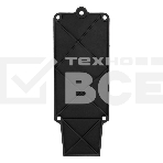 Розетка (колодка) штепсельная двухместная влагозащищенная 2P+PE 230V, 16 А, IP44 каучук PROconnect, фото 1