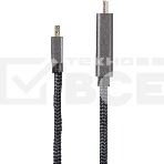 Кабель miniDisplayPort M-> HDMI M 4K@60Hz 1.8m Telecom,оплетка (TA562M-1.8M), фото3