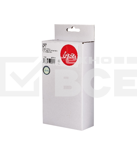 Струйный картридж Sakura B3P24A (№727 Grey) для HP, серый, 130 мл.