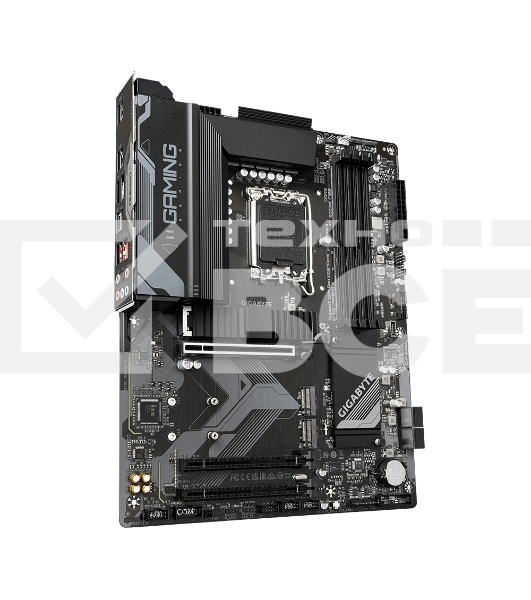 Материнская плата Gigabyte B760 GAMING X, LGA 1700, Intel B760, 4xDDR5, 4xSATA, 3xM.2, 1xPCI-E 4.0 x16, 2xPCI-E 3.0 x1, 1xHDMI, 1xDP, 1x 2.5Gb LAN, 1xUSB 3.2 Gen 2, 1xUSB 3.2 Gen 1, 5xUSB 2.0, 6x3.5 мм, 7.1, ATX