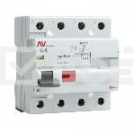 Выключатель дифференциального тока (УЗО) Averes DV 4P 63А/100мА (AC) электромеханическое, фото3